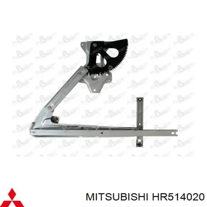 HR514020 Mitsubishi mecanismo de elevalunas, puerta delantera derecha