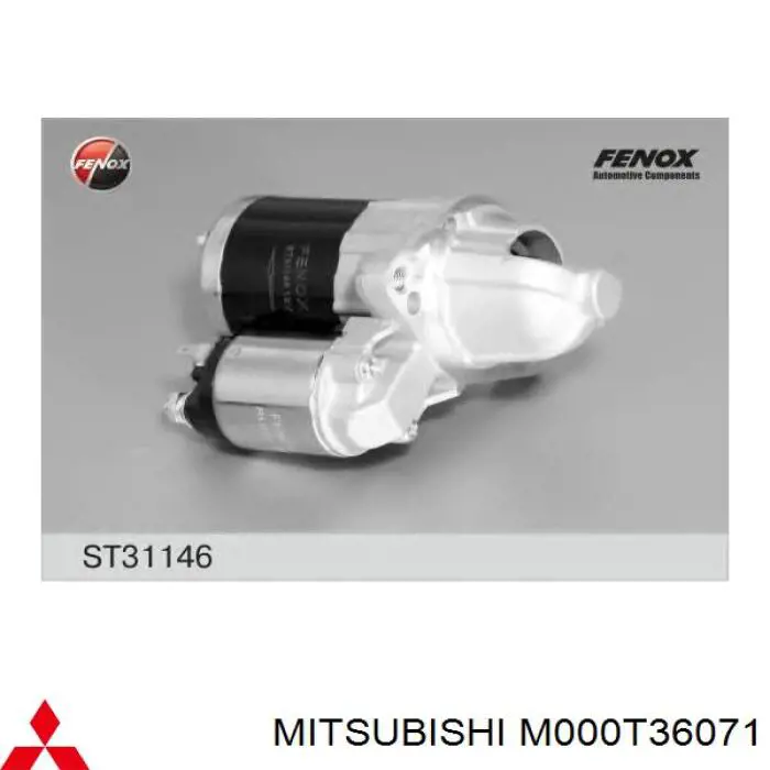 Burro de arranque  Mitsubishi M000T36071 precio, desde 40,16 EUR