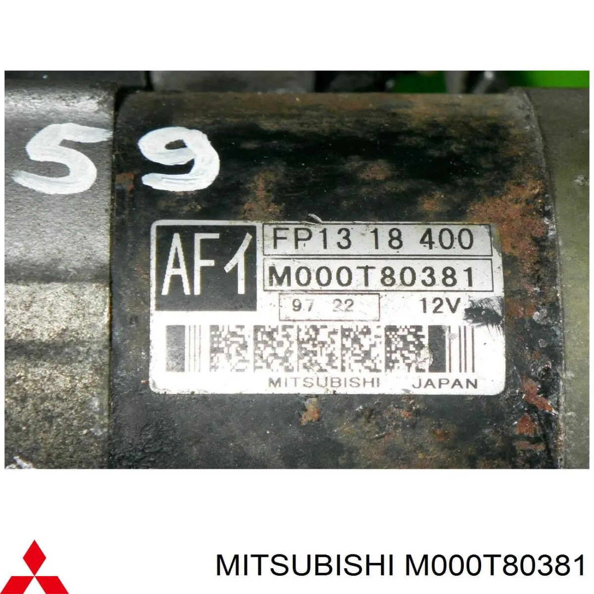 Comprar M000T80381 Mitsubishi Motores de arranque