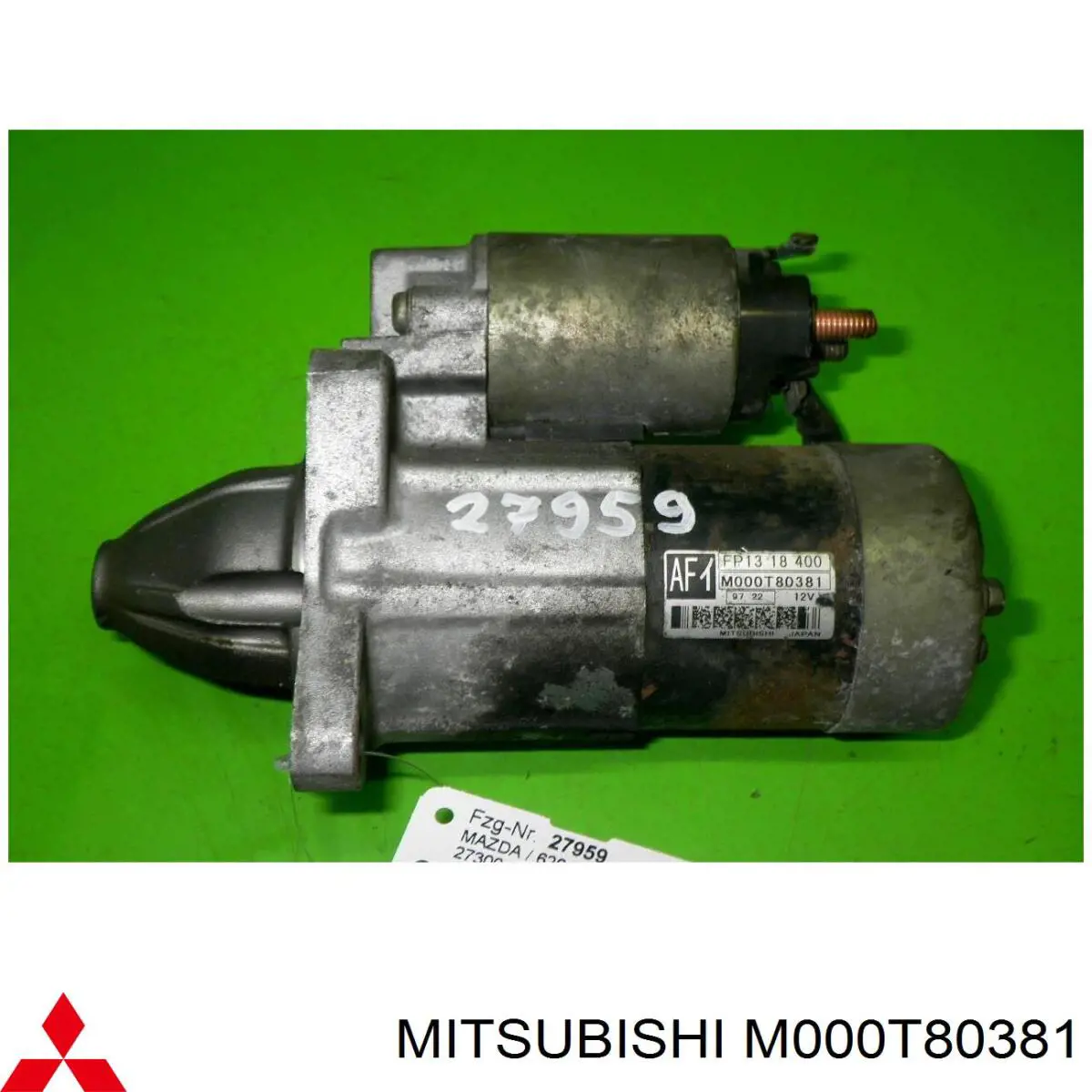 Burro de arranque  Mitsubishi M000T80381 precio, desde 60,98 EUR