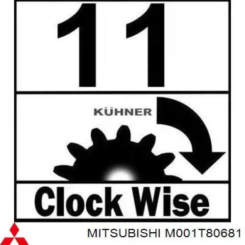 M001T80681 Mitsubishi Arranque motores