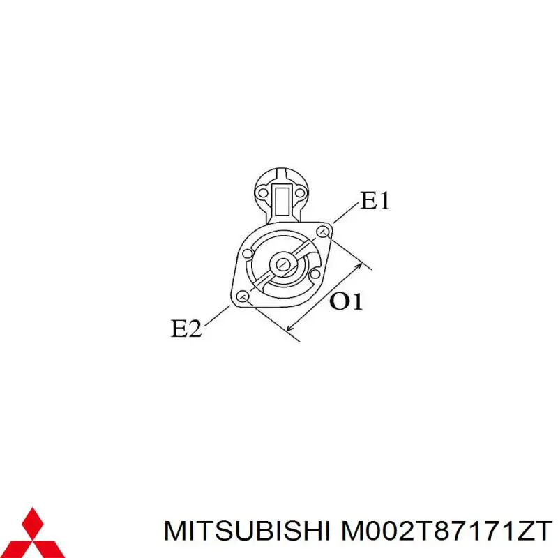 Burro de arranque  Mitsubishi M002T87171ZT precio, desde 152,46 EUR
