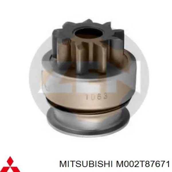 M002T87671 Mitsubishi motor de arranque