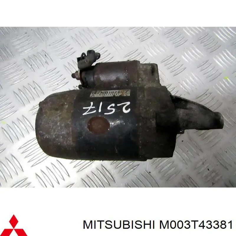 Comprar M003T43381 Mitsubishi Motores de arranque