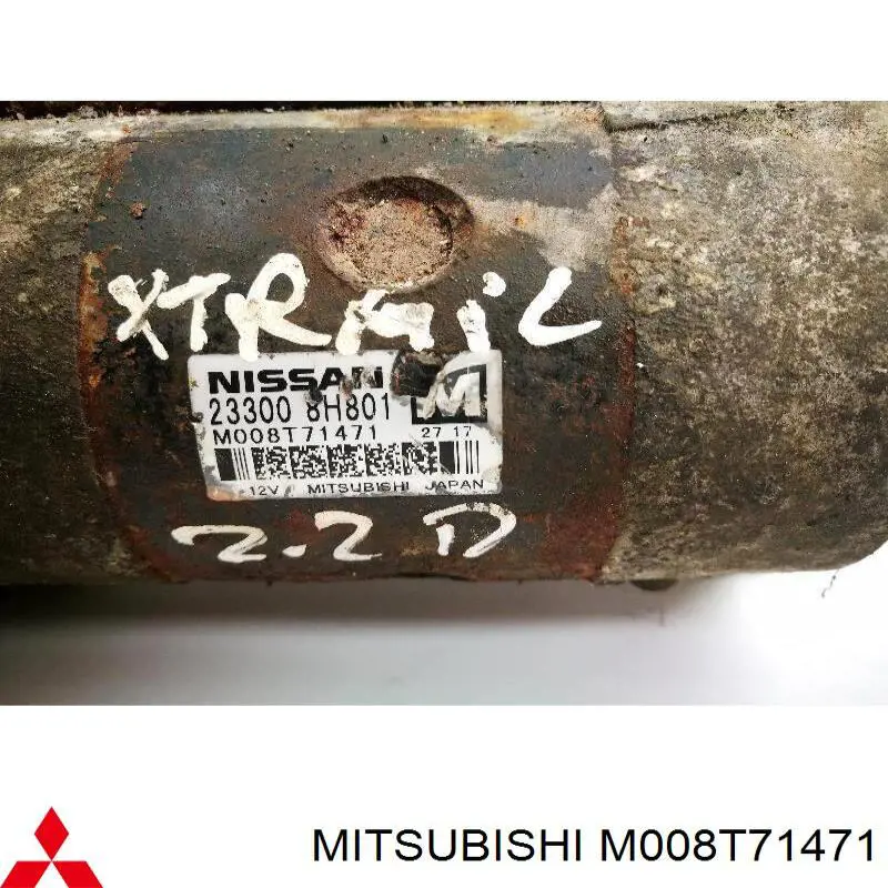 M008T71471 Mitsubishi motor de arranque