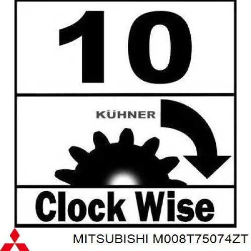 Burro de arranque  Mitsubishi M008T75074ZT precio, desde 103,18 EUR