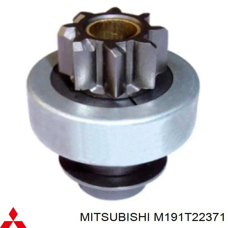 M191T22371 Mitsubishi bendix, motor de arranque