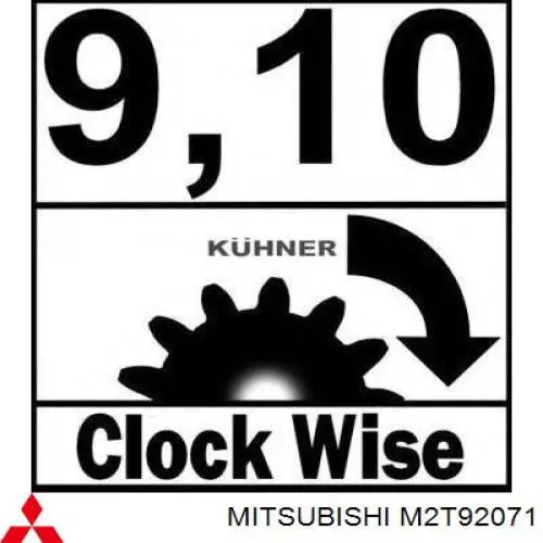 Comprar M2T92071 Mitsubishi Burro de arranque 