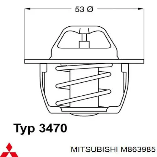 Comprar M863985 Mitsubishi Termostato
