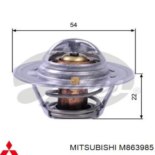 Termostato Mitsubishi M863985 precio, desde 7,24 EUR