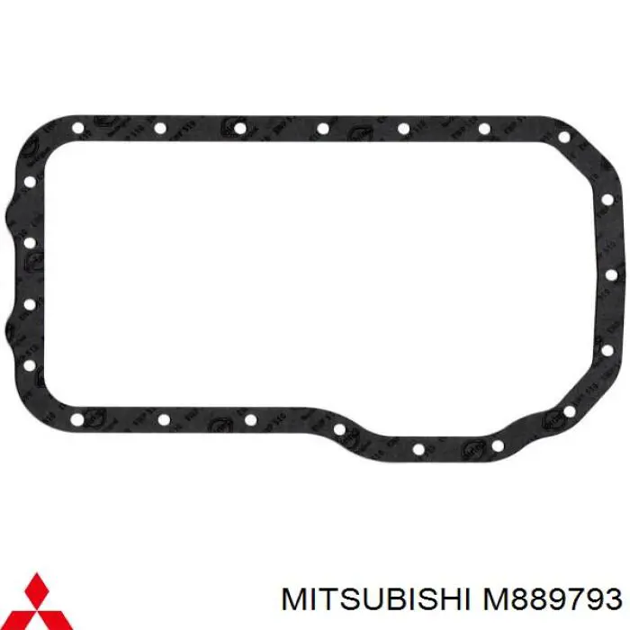 M889793 Mitsubishi junta, cárter de aceite