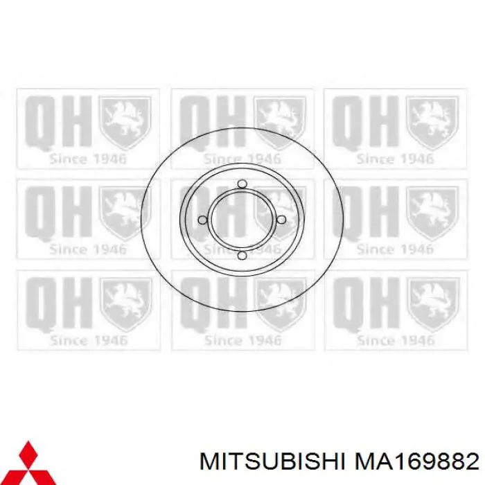 MA169882 Mitsubishi freno de disco delantero