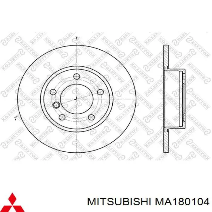 MA180104 Mitsubishi freno de tambor trasero