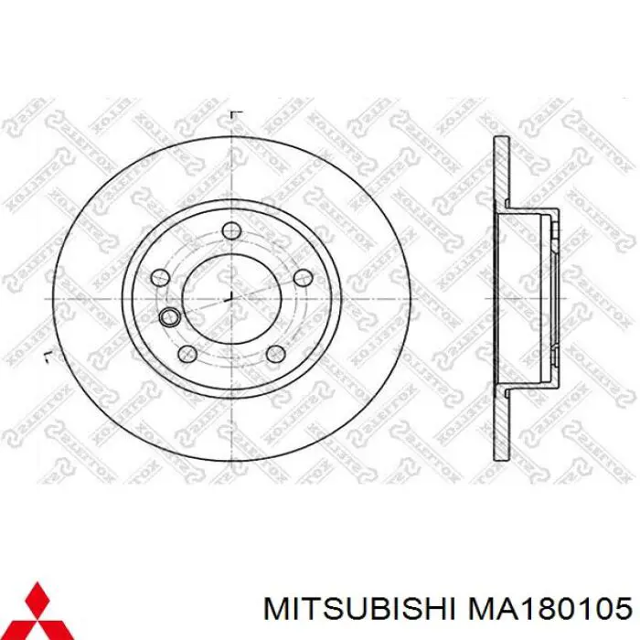 MA180105 Mitsubishi freno de tambor trasero