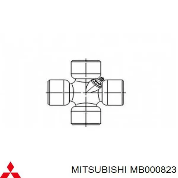 MB000823 Mitsubishi cruceta de árbol de cardán delantero