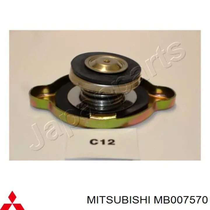 MB007570 Mitsubishi tapa radiador