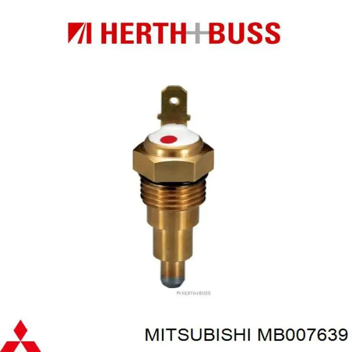 MB007639 Mitsubishi sensor, temperatura del refrigerante (encendido el ventilador del radiador)