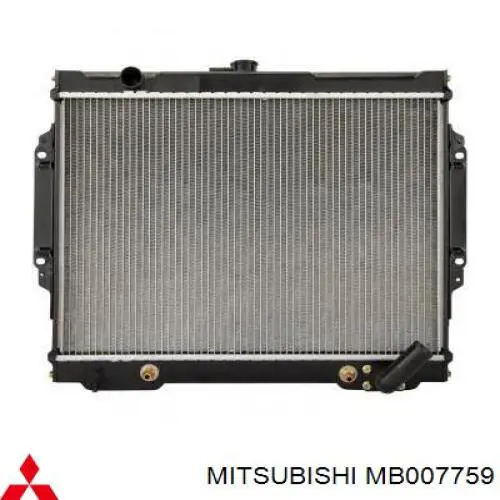 Comprar MB007758 Mitsubishi Radiador de auto