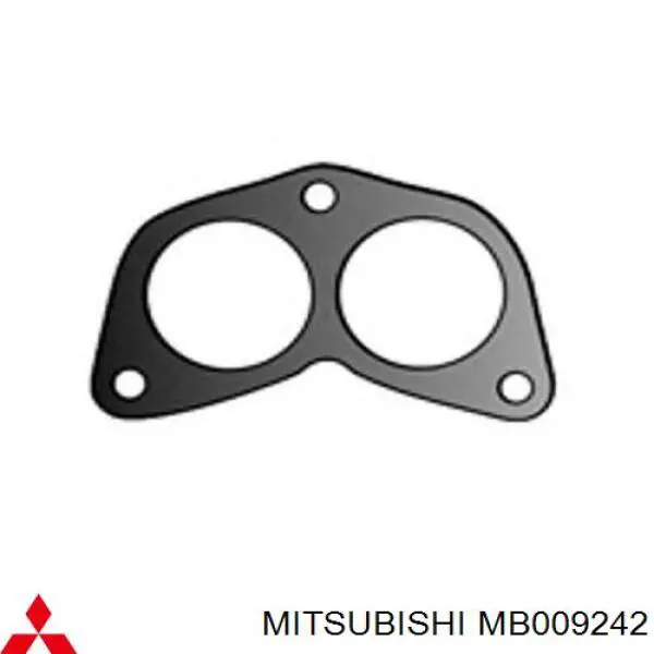 MB009242 Mitsubishi junta, tubo de escape silenciador