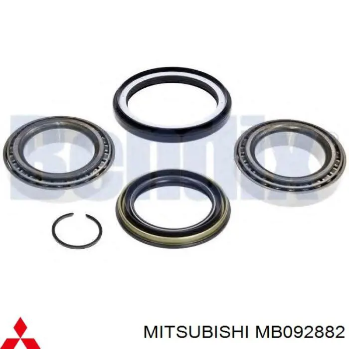 Comprar MB092882 Mitsubishi Anillo de retención del cojinete de la rueda delantera