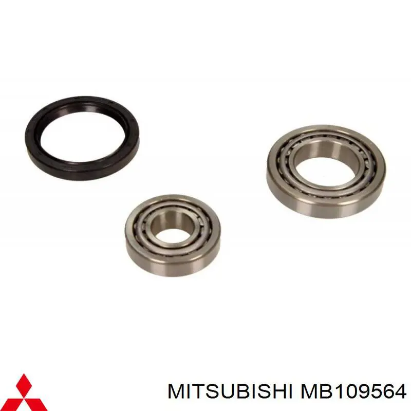 Cojinete interno del cubo de rueda delantera MB109564 Mitsubishi