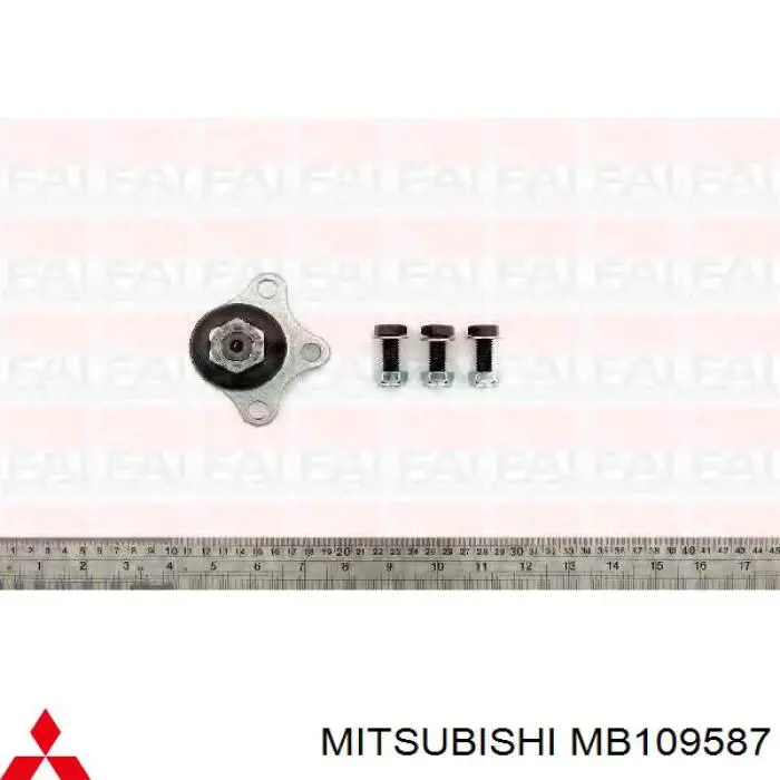 MB109587 Mitsubishi rótula de suspensión inferior izquierda