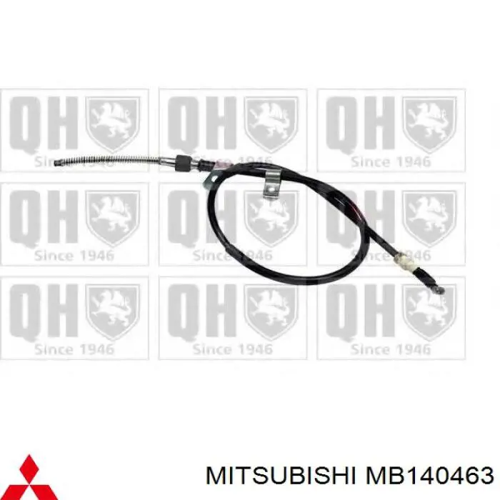 MB140463 Mitsubishi Cable de freno de mano trasero derecho