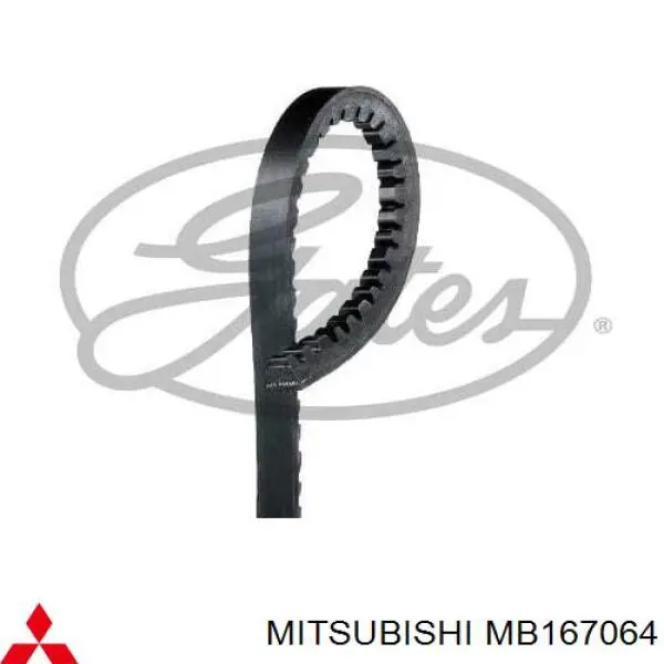 Correa de alternador MB167064 Mitsubishi