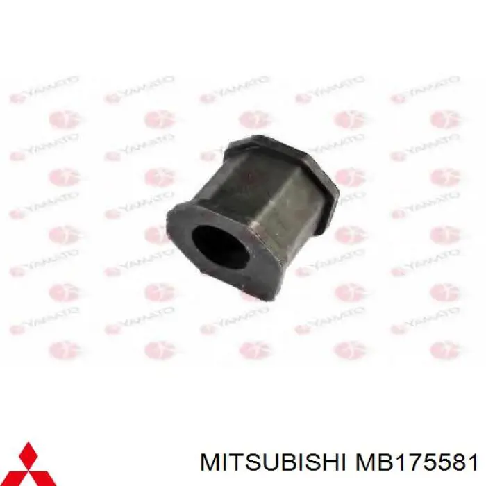 Buje de barra estabilizadora delantera MB175581 Mitsubishi