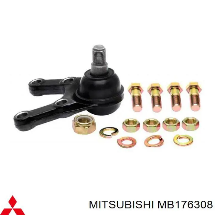 MB176308 Mitsubishi rótula de suspensión inferior
