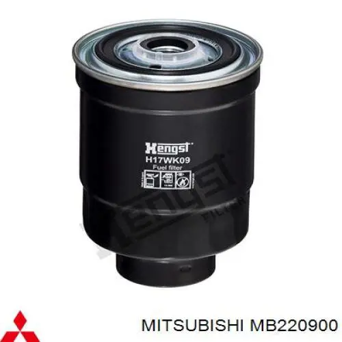 Comprar MB220900 Mitsubishi Filtro diesel