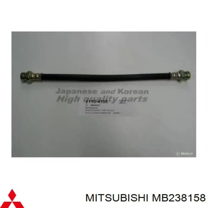 MB238158 Mitsubishi latiguillo de freno delantero