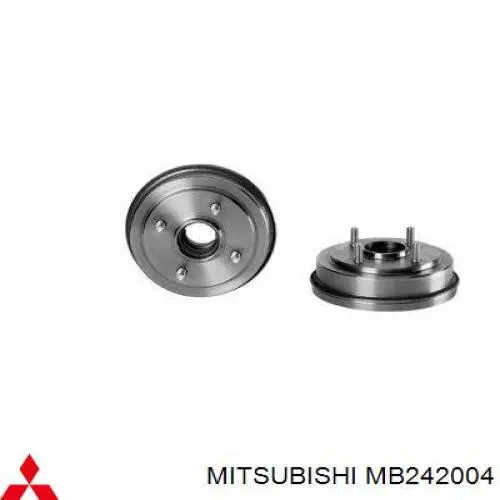 Comprar MB242004 Mitsubishi Tambor de freno trasero