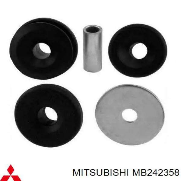 MB242358 Mitsubishi silentblock en barra de amortiguador trasera