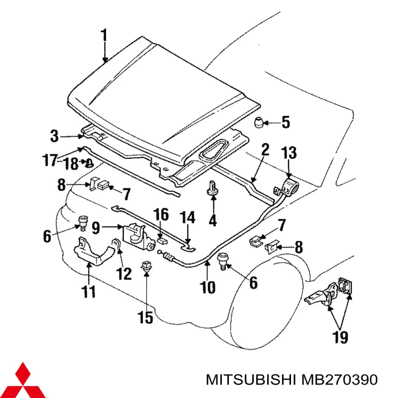 MB020784 Mitsubishi