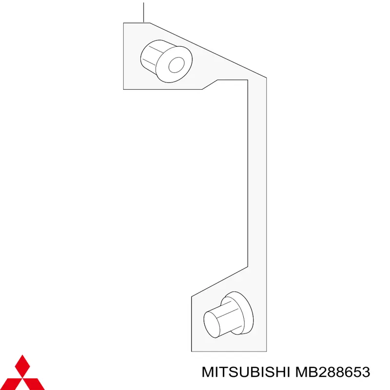 Soporte del amortiguador delantero Mitsubishi MB288653 precio, desde 3,21 EUR