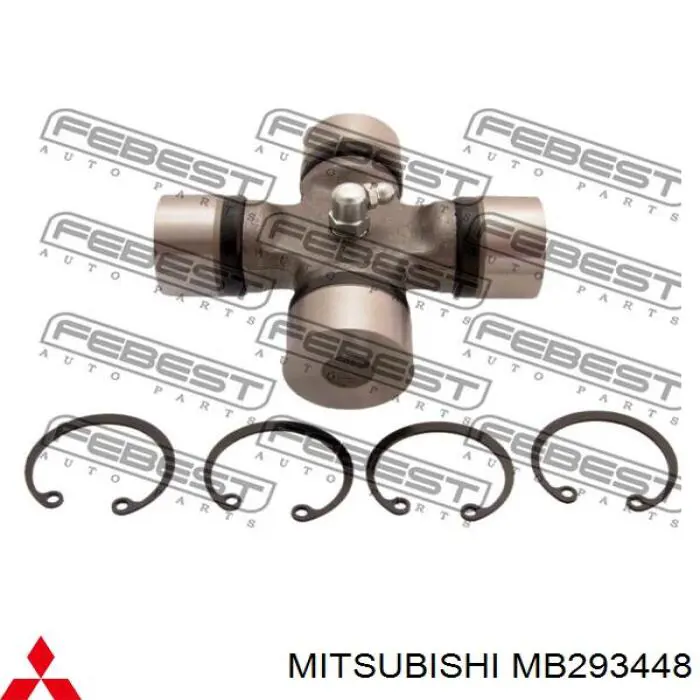 MB293448 Mitsubishi cruceta de árbol de cardán trasero