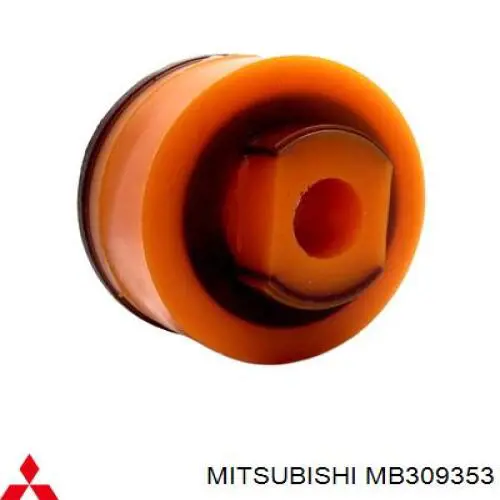Soporte elástico, suspensión del motor, Izquierda / Derecha Mitsubishi MB007023T