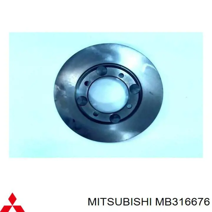 MB316676 Mitsubishi freno de disco delantero