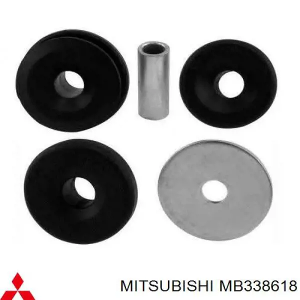 MB338618 Mitsubishi silentblock en barra de amortiguador trasera