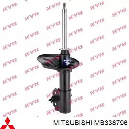 MB338796 Mitsubishi suspensión, barra transversal trasera