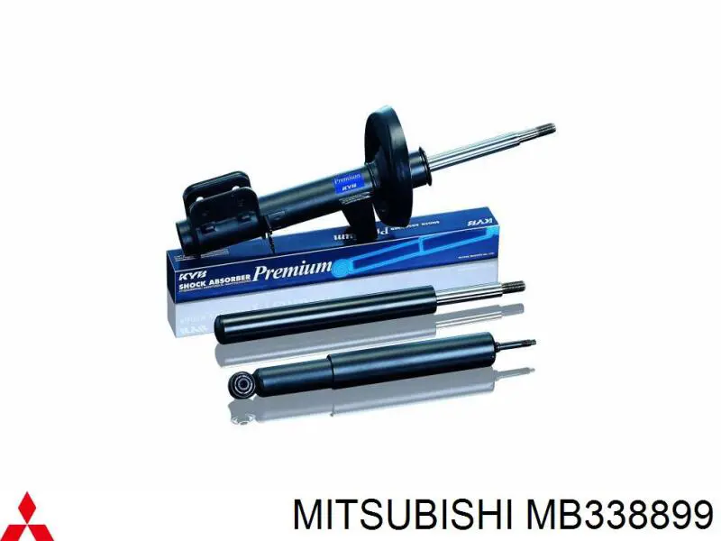 MB338899 Mitsubishi amortiguador trasero