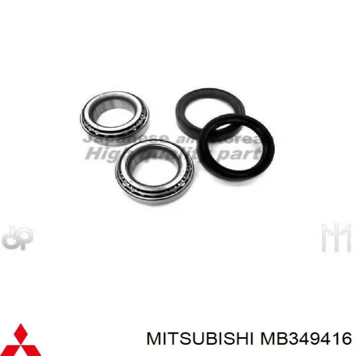 MB349416 Mitsubishi Rodamientos de rueda delantero