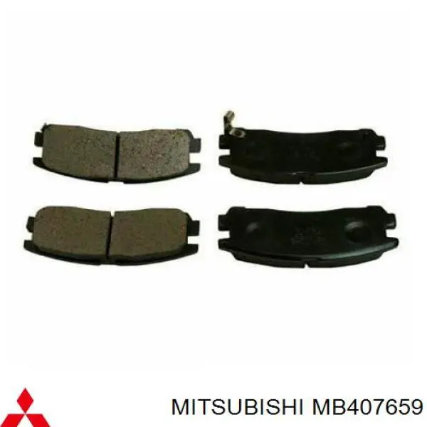 MB407659 Mitsubishi pastillas de freno traseras