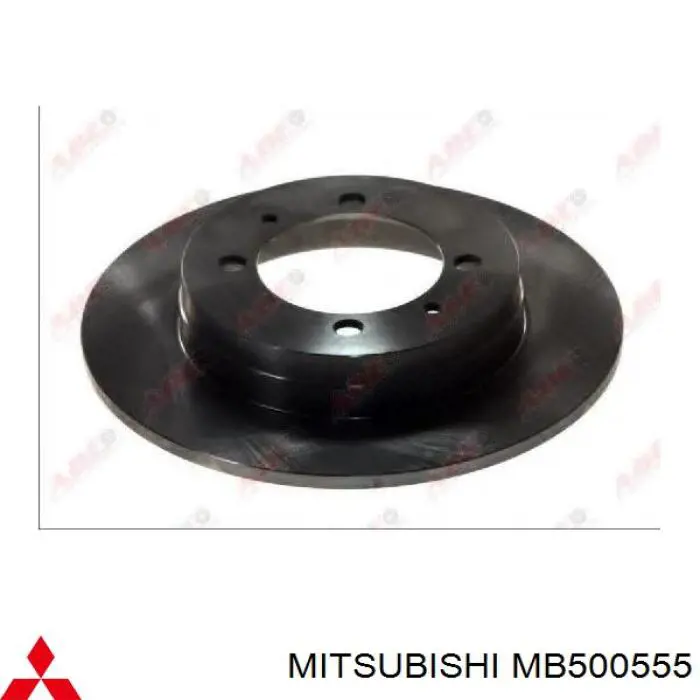 MB500555 Mitsubishi disco de freno trasero