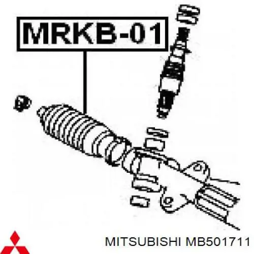 MB501711 Mitsubishi fuelle dirección