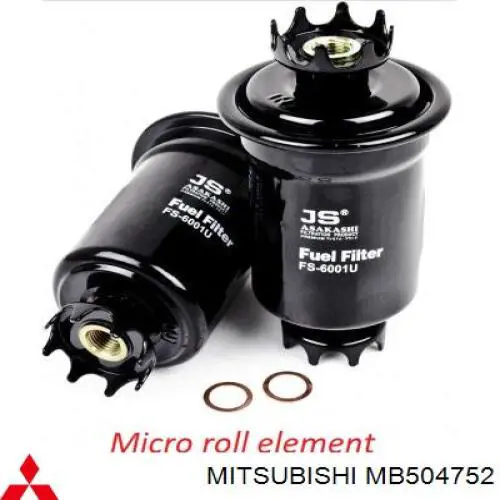 Filtro de combustible MB504752 Mitsubishi
