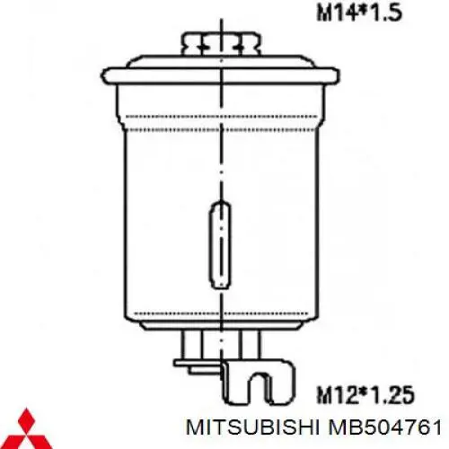 Comprar MB504761 Mitsubishi Filtro diesel