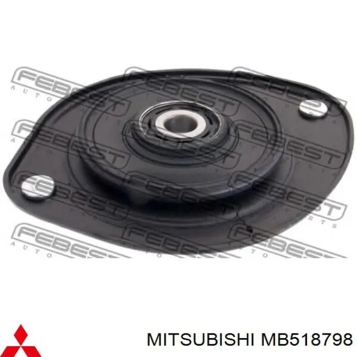 MB518798 Mitsubishi soporte amortiguador delantero
