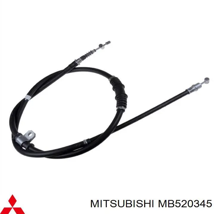 MB520345 Mitsubishi cable de freno de mano trasero izquierdo
